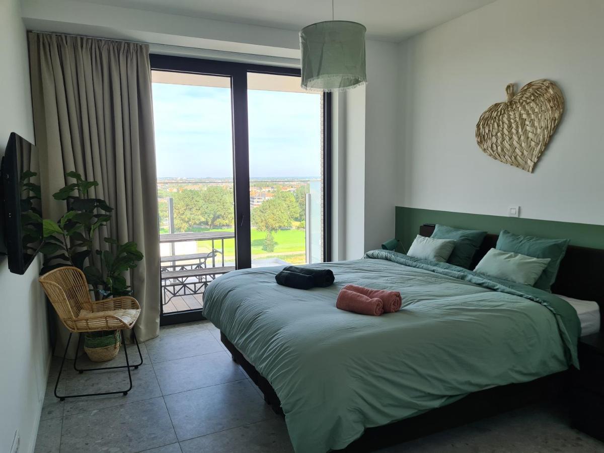 Central Park Tower Sea View Residence With Pool And Gym Oostende Ngoại thất bức ảnh